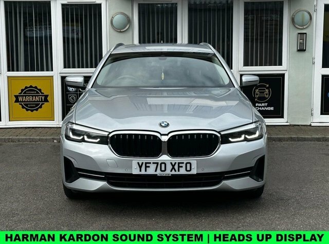 BMW 5 Series 2.0 520D Mht Se Touring Hybrid Steptron Silver #2