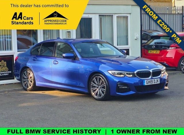 BMW 3 Series 2.0 320D M Sport Saloon Euro 6 S Blue