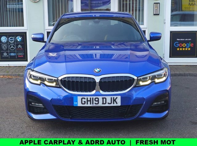 BMW 3 Series 2.0 320D M Sport Saloon Euro 6 S GH19DJK Blue #2
