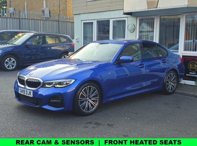 BMW 3 Series 2.0 320D M Sport Saloon Euro 6 S GH19DJK Blue #3