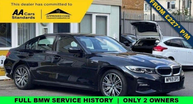 BMW 3 Series 2.0 330E 12Kwh M Sport Saloon Plug-in H Black