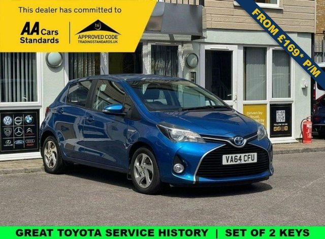 Toyota Yaris 1.5 Vvt-h Icon Hatchback Hybrid E-cvt E Blue