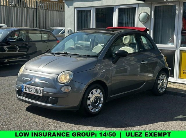 Fiat 500C 0.9 Twinair Pop Convertible Euro Grey #3