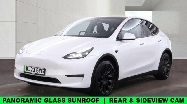 Tesla Model Y Dual Motor Long Range Suv 4Wde White #2