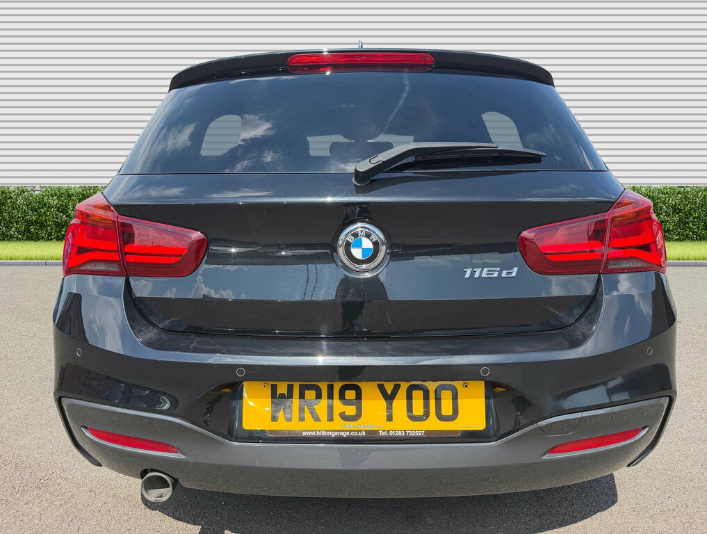 BMW 1 Series 1.5 116D M Sport Shadow Edition Hatchback Dies Black #6