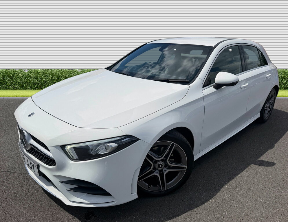 Mercedes-Benz A Class 1.5 A180d Amg Line Hatchback 7G-dct Eur GV68JJY White #3