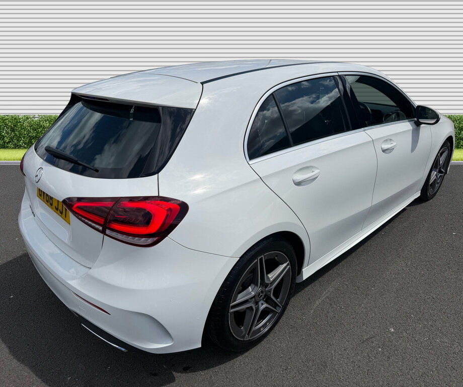 Mercedes-Benz A Class 1.5 A180d Amg Line Hatchback 7G-dct Eur GV68JJY White #5