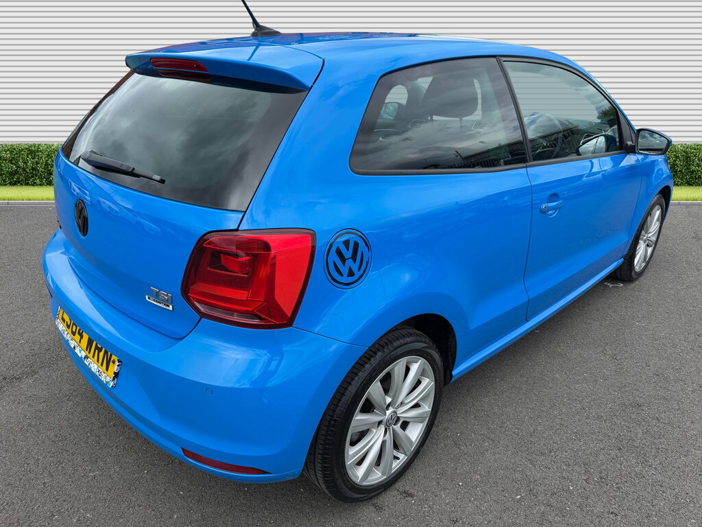 Volkswagen Polo 1.2 Tsi Bluemotion Tech Sel Hatchback M Blue #4