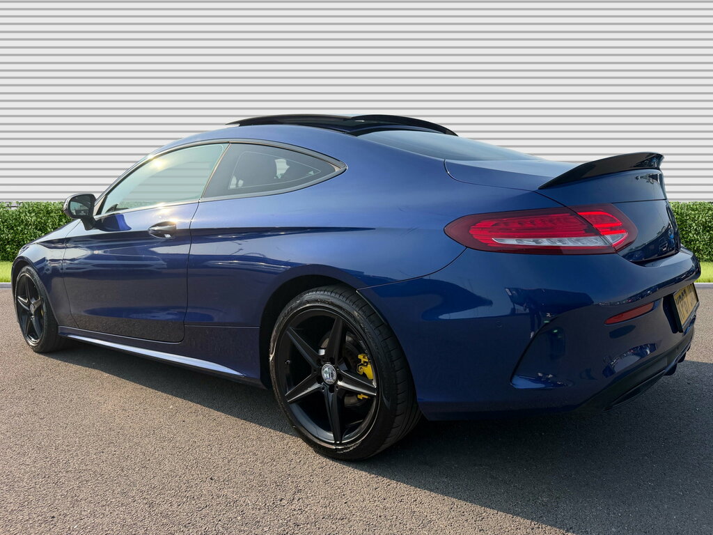 Mercedes-Benz C Class 2.1 C220d Amg Line Premium Plus Coupe Blue #4