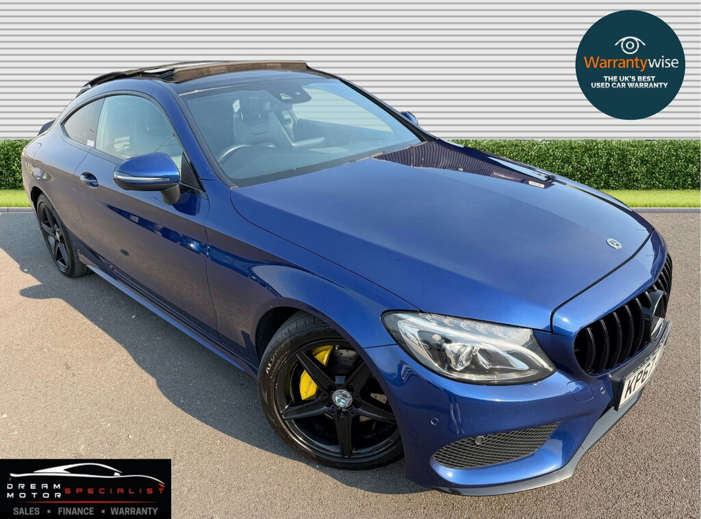 Mercedes-Benz C Class 2.1 C220d Amg Line Premium Plus Coupe Blue