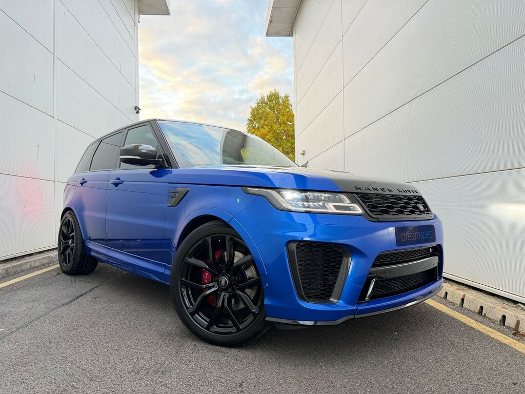 Land Rover Range Rover Sport 5.0 P575 V8 Svr Suv 4Wd Euro 6 S Blue