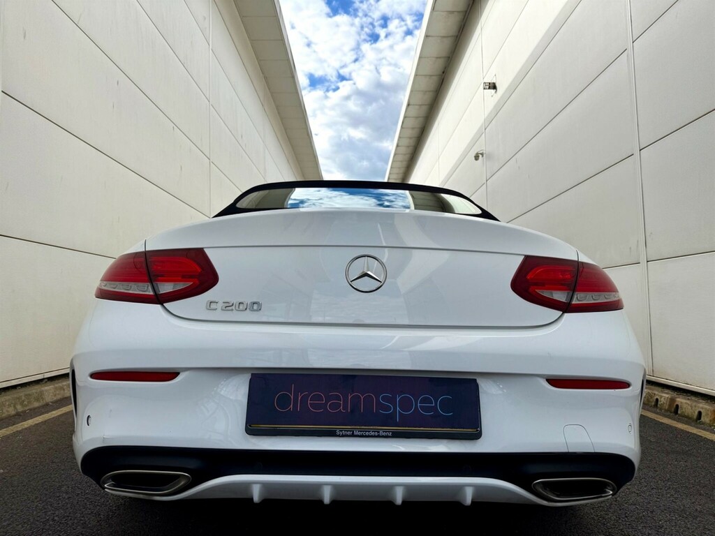 Mercedes-Benz C Class 2.0 Amg Line Cabriolet G-tronic Euro 6 WT18MEV White #5