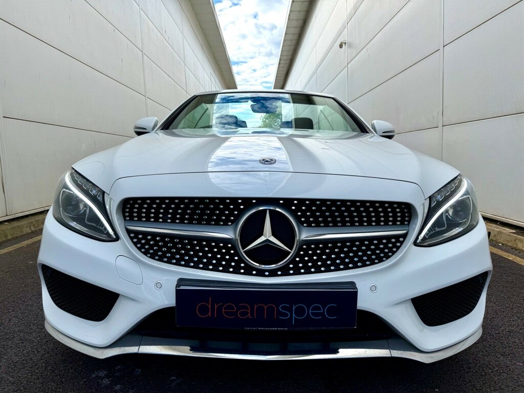 Mercedes-Benz C Class 2.0 Amg Line Cabriolet G-tronic Euro 6 WT18MEV White #2