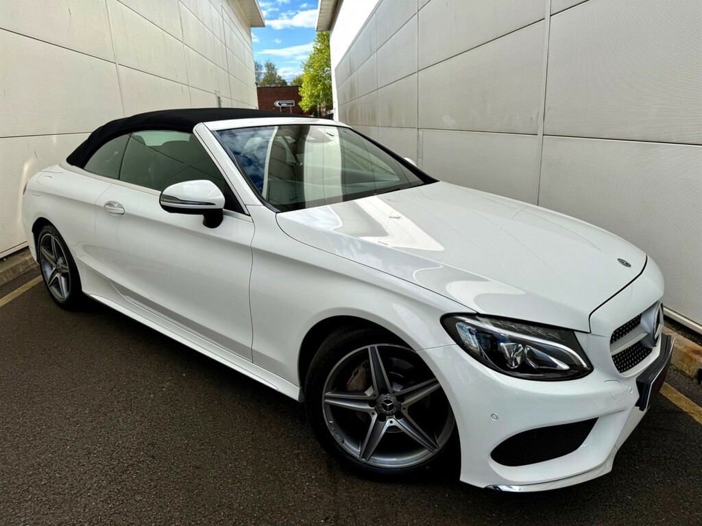 Mercedes-Benz C Class 2.0 Amg Line Cabriolet G-tronic Euro 6 WT18MEV White #6