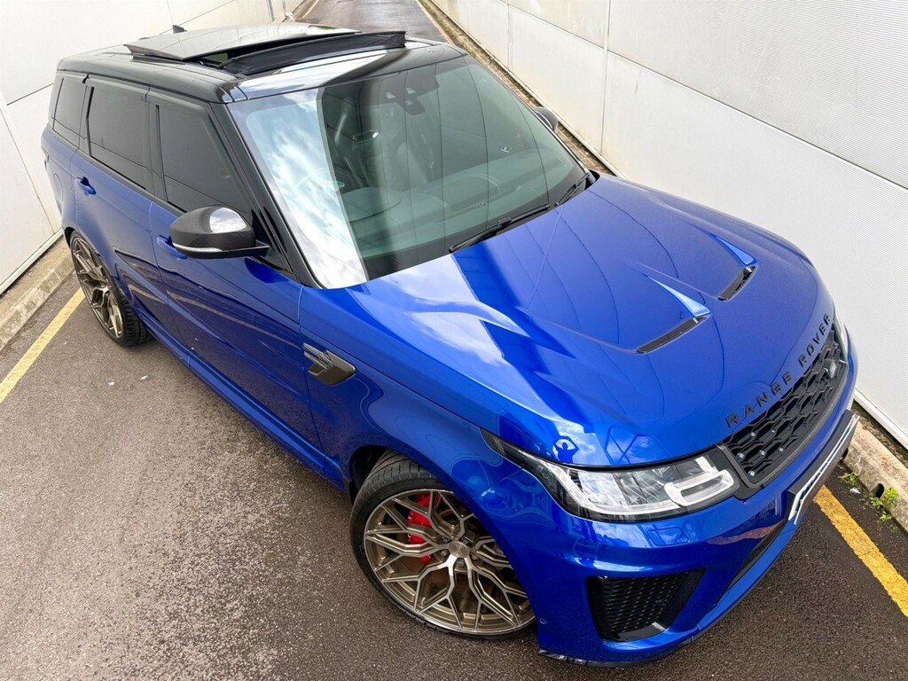 Land Rover Range Rover Sport 5.0 P575 V8 Svr Suv 4Wd Euro 6 S MY66KEL Blue #4