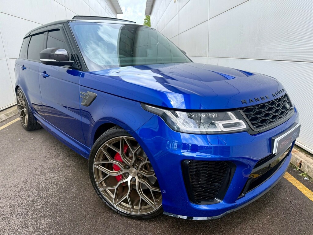 Land Rover Range Rover Sport 5.0 P575 V8 Svr Suv 4Wd Euro 6 S MY66KEL Blue