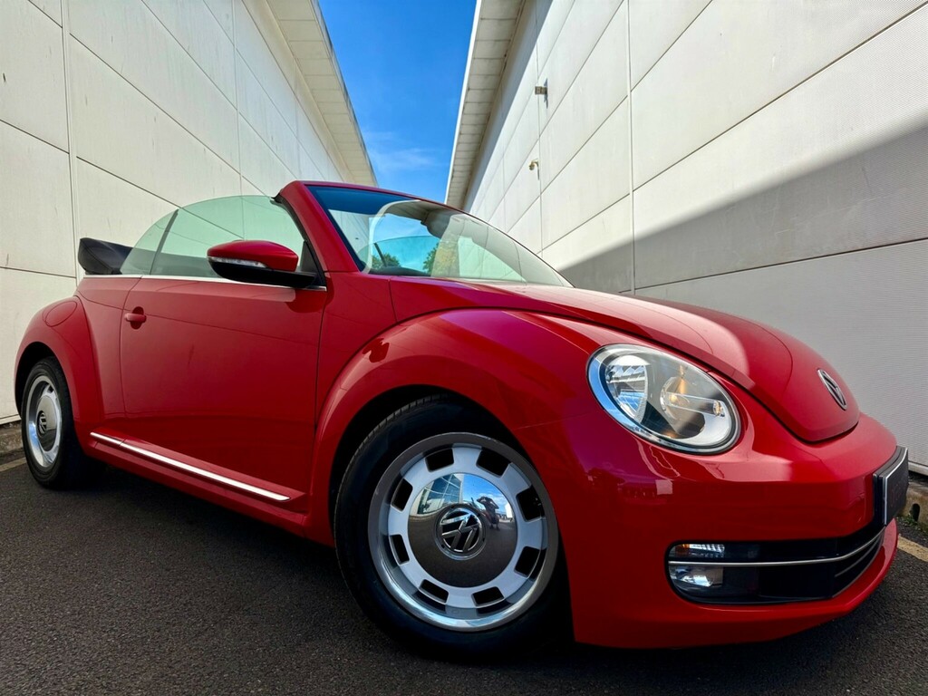 Volkswagen Beetle 2.0 Tdi Design Cabriolet Euro 5 Red #3