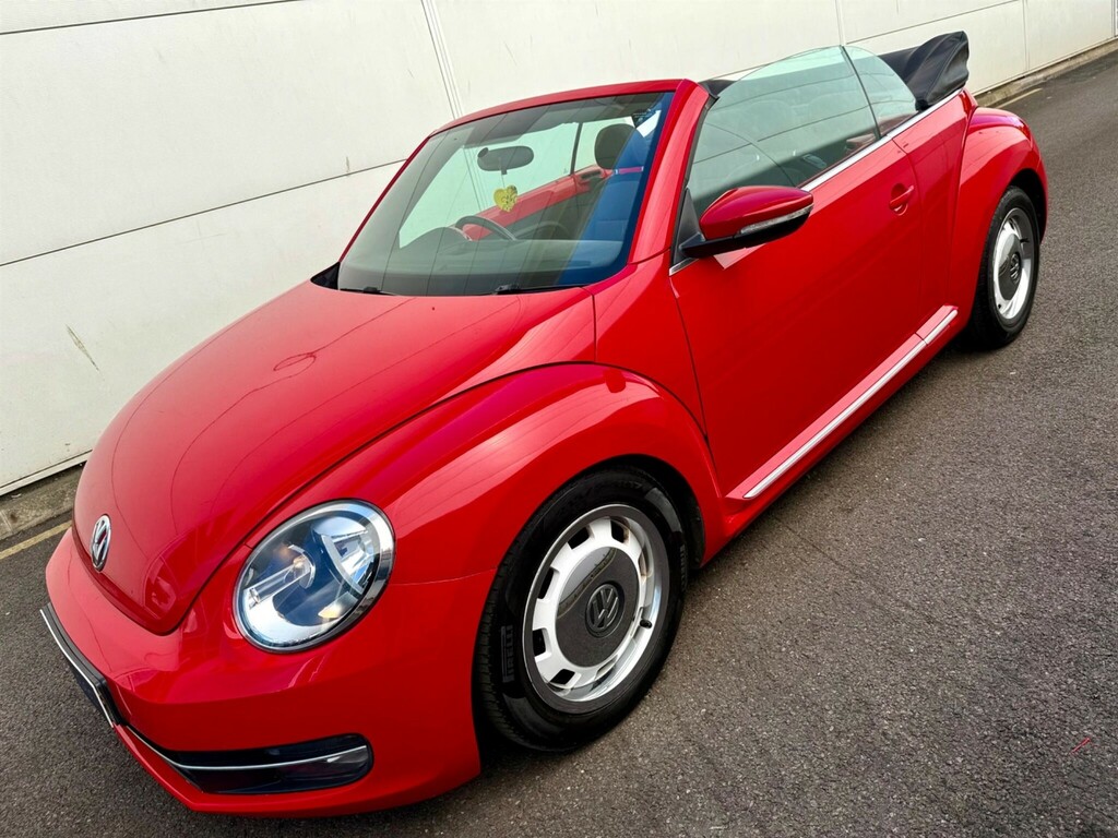 Volkswagen Beetle 2.0 Tdi Design Cabriolet Euro 5 Red #4