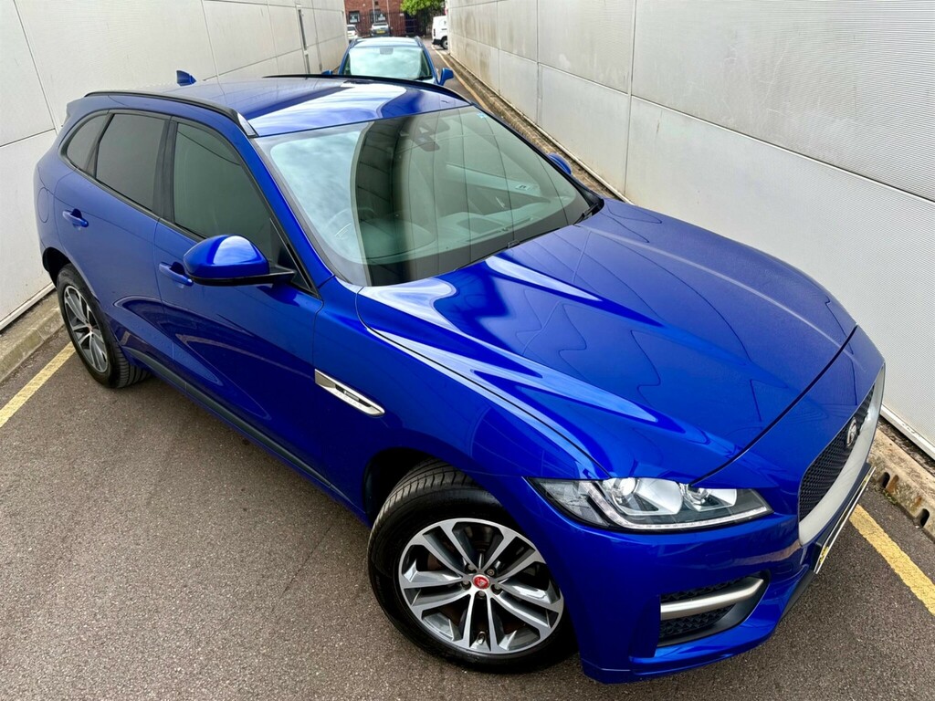 Jaguar F-Pace 2.0 D240 R-sport Suv Awd Euro 6 S NV17UML Blue #3