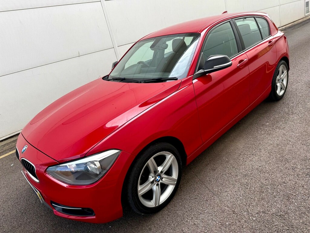 BMW 1 Series 2.0 118D Sport Hatchback Euro 5 Red #4