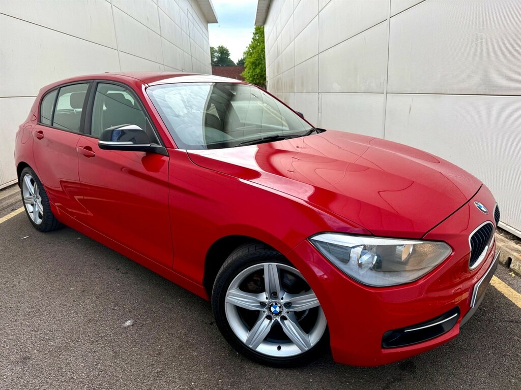 BMW 1 Series 2.0 118D Sport Hatchback Euro 5 Red #3