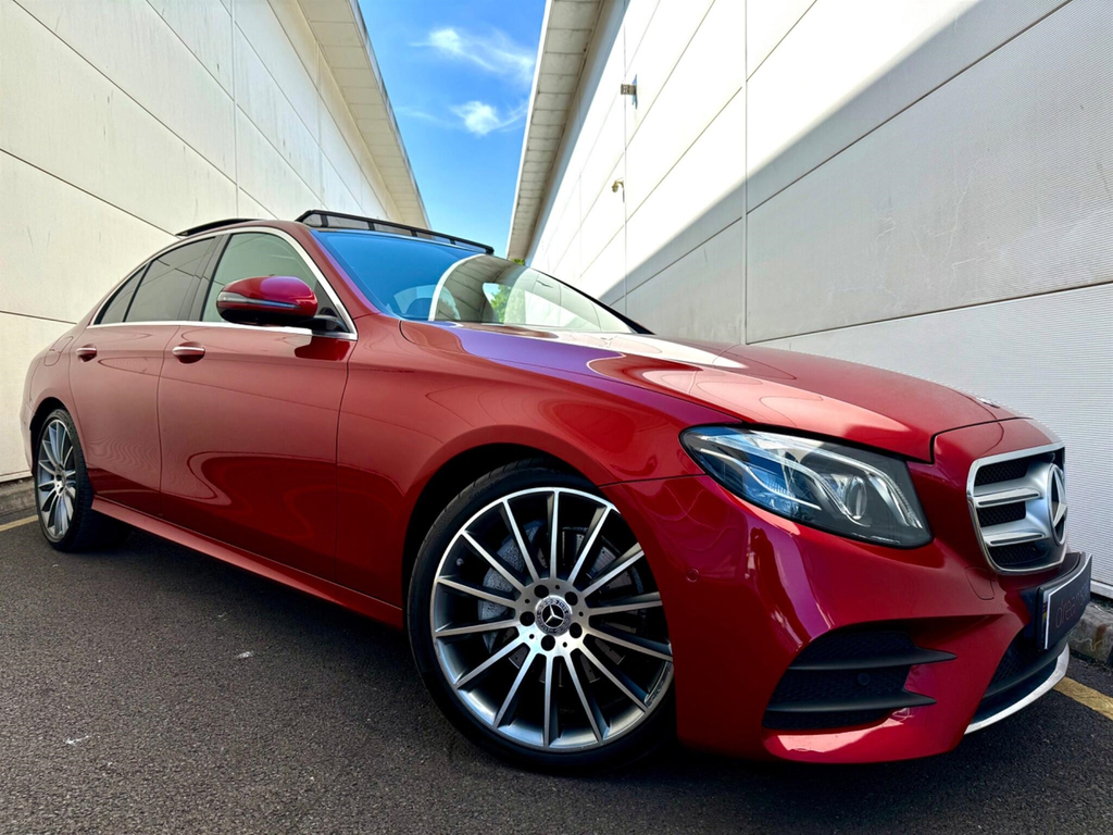 Mercedes-Benz E Class 2.0 E220d Amg Line Premium Plus Saloon Diese Red #3