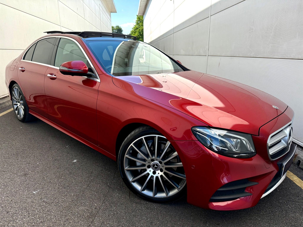 Mercedes-Benz E Class 2.0 E220d Amg Line Premium Plus Saloon Diese Red #5