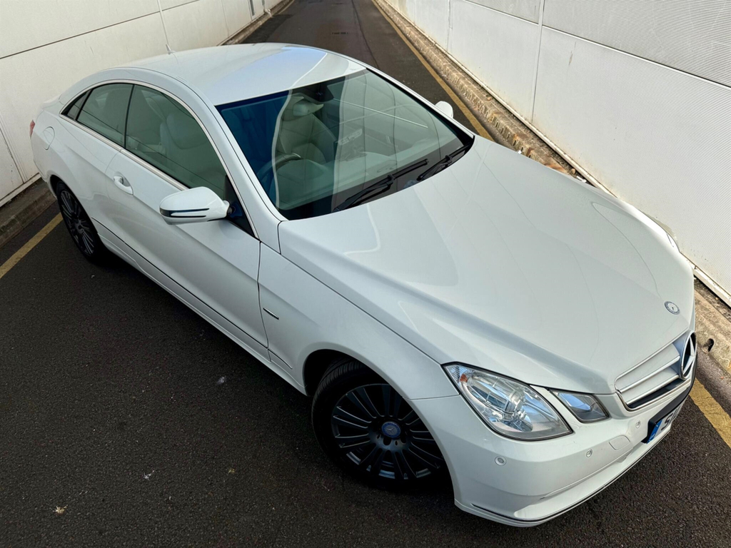 Mercedes-Benz E Class 2.1 Cdi Blueefficiency Se Coupe Tiptron White #6