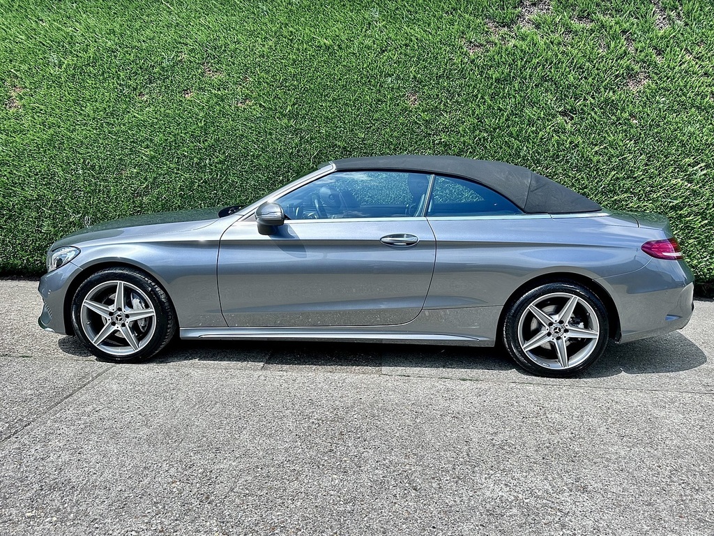 Mercedes-Benz C Class 2.1 C220d Amg Line Premium Plus Cabriolet Di Grey #6