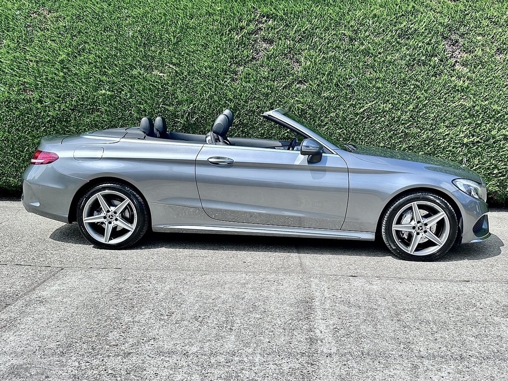Mercedes-Benz C Class 2.1 C220d Amg Line Premium Plus Cabriolet Di Grey #4