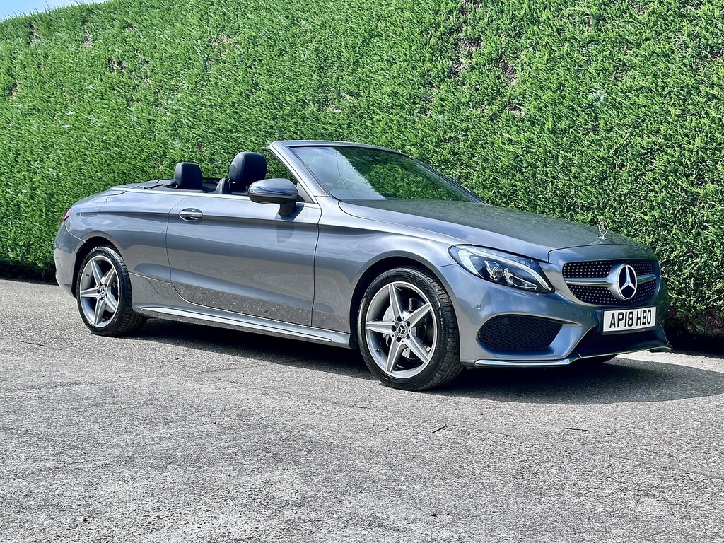 Mercedes-Benz C Class 2.1 C220d Amg Line Premium Plus Cabriolet Di Grey #2