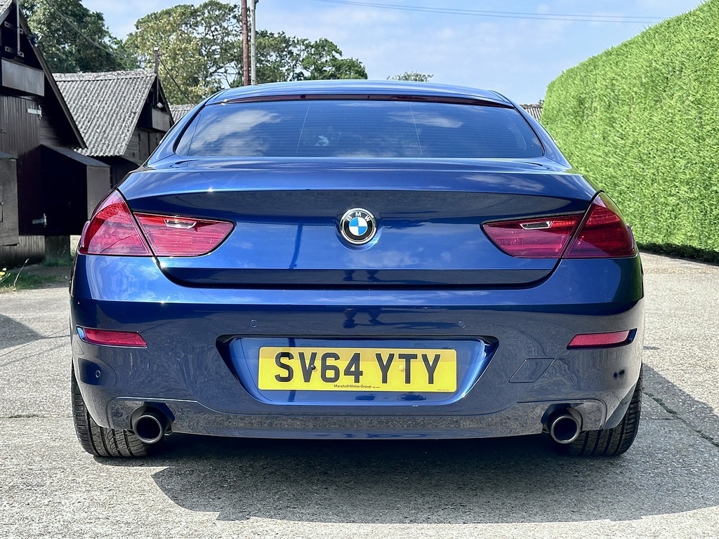 BMW 6 Series Gran Coupe Saloon Black #11