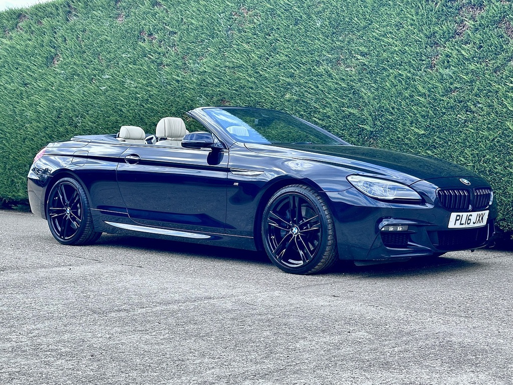 BMW 6 Series 3.0 640D M Sport Convertible Euro Black #3