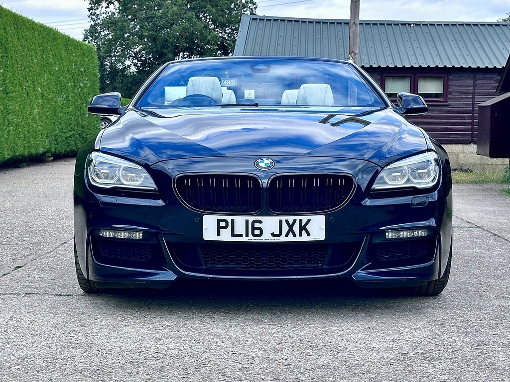 BMW 6 Series 3.0 640D M Sport Convertible Euro Black #6