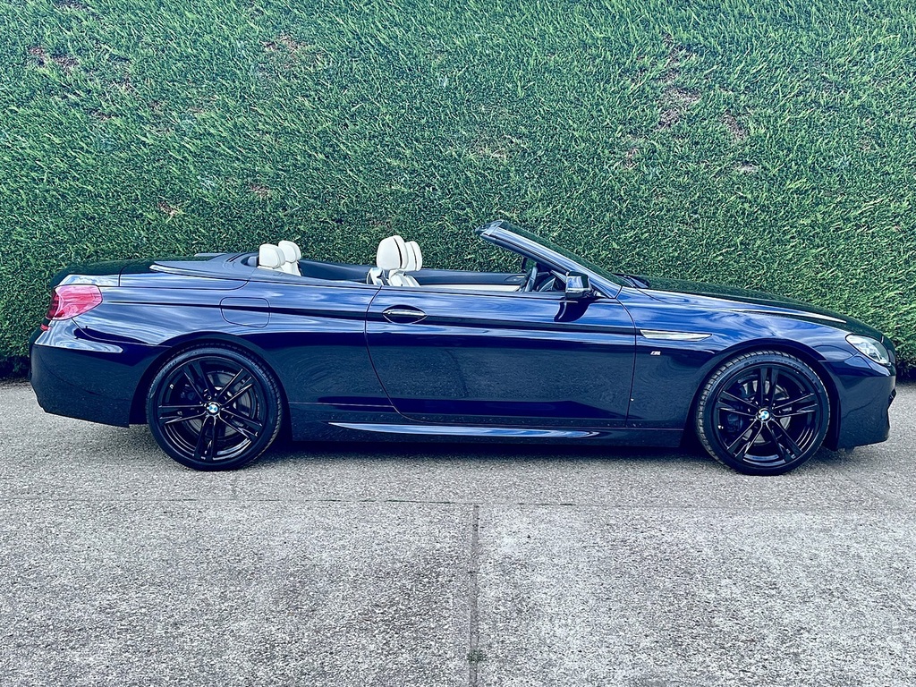 BMW 6 Series 3.0 640D M Sport Convertible Euro Black #5
