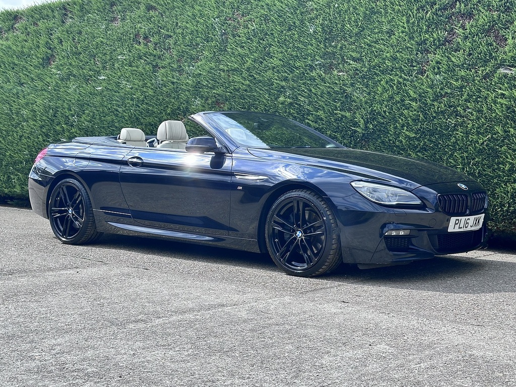 BMW 6 Series 3.0 640D M Sport Convertible Euro Black #4