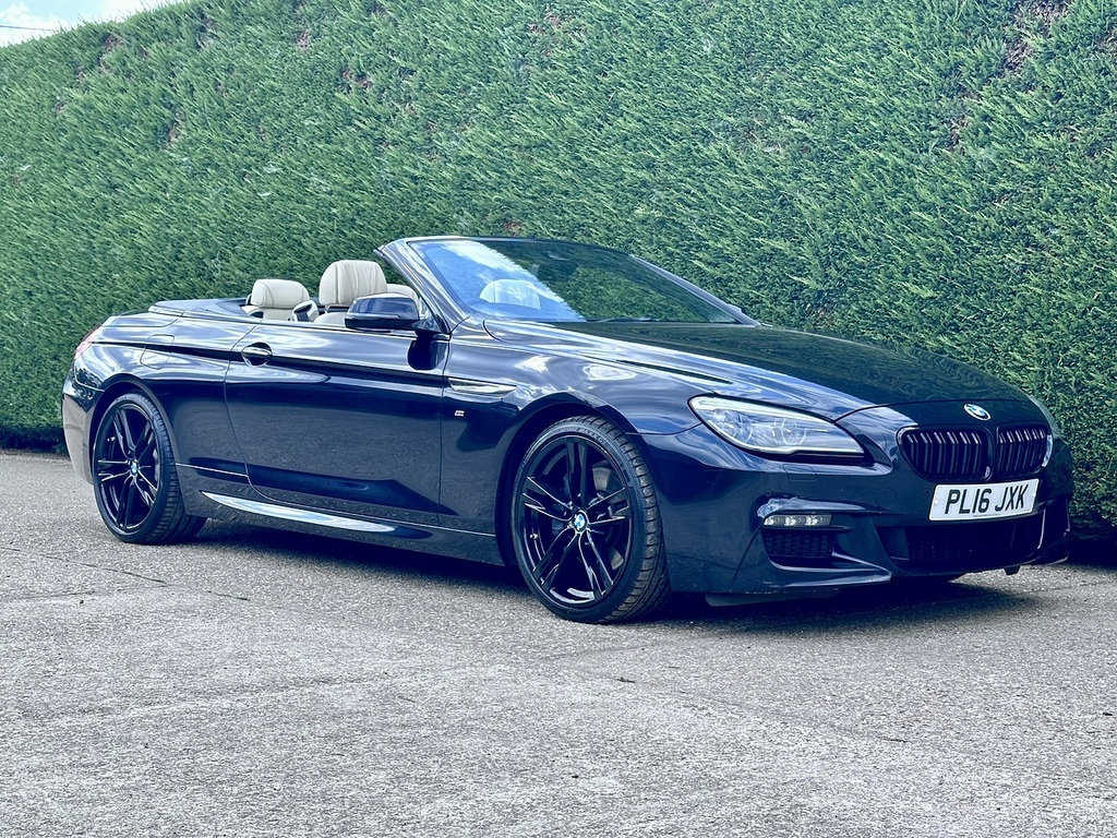 BMW 6 Series 3.0 640D M Sport Convertible Euro Black
