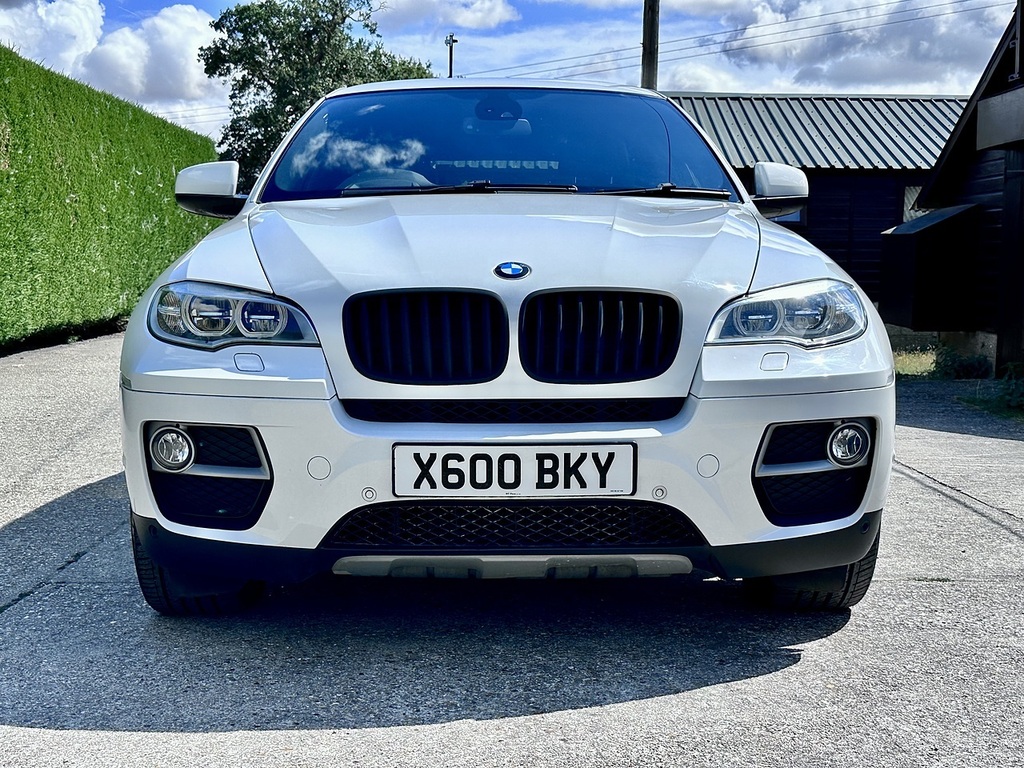 BMW X6 40D White #6