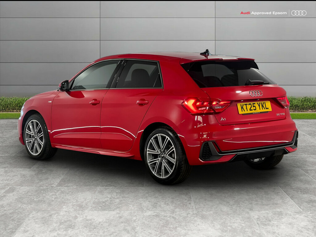 Audi A1 30 Tfsi S Line S Tronic KT25YKL Red #3