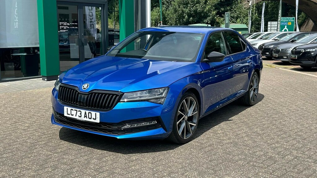 Skoda Superb 1.5 Tsi Sport Line Plus Dsg Blue #3
