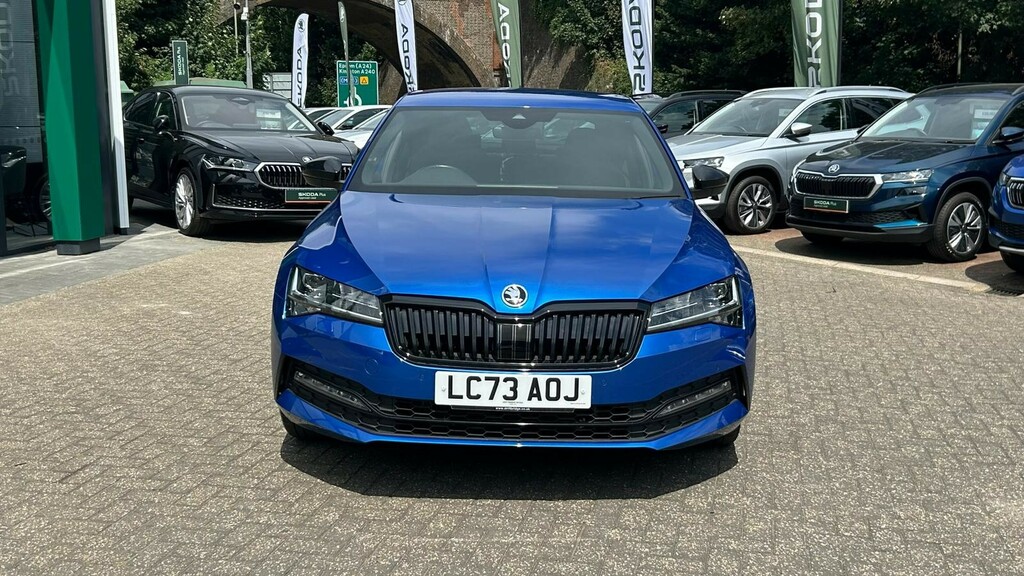 Skoda Superb 1.5 Tsi Sport Line Plus Dsg Blue #2