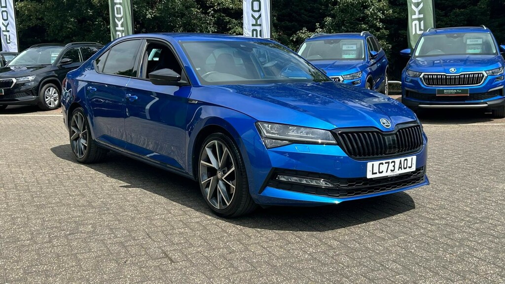 Skoda Superb 1.5 Tsi Sport Line Plus Dsg Blue
