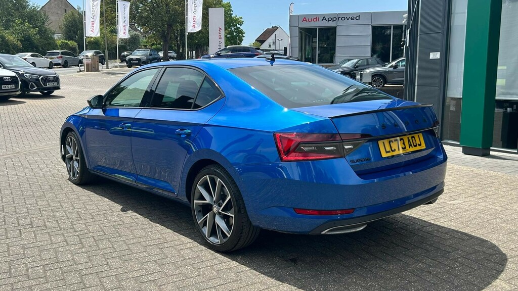 Skoda Superb 1.5 Tsi Sport Line Plus Dsg Blue #5