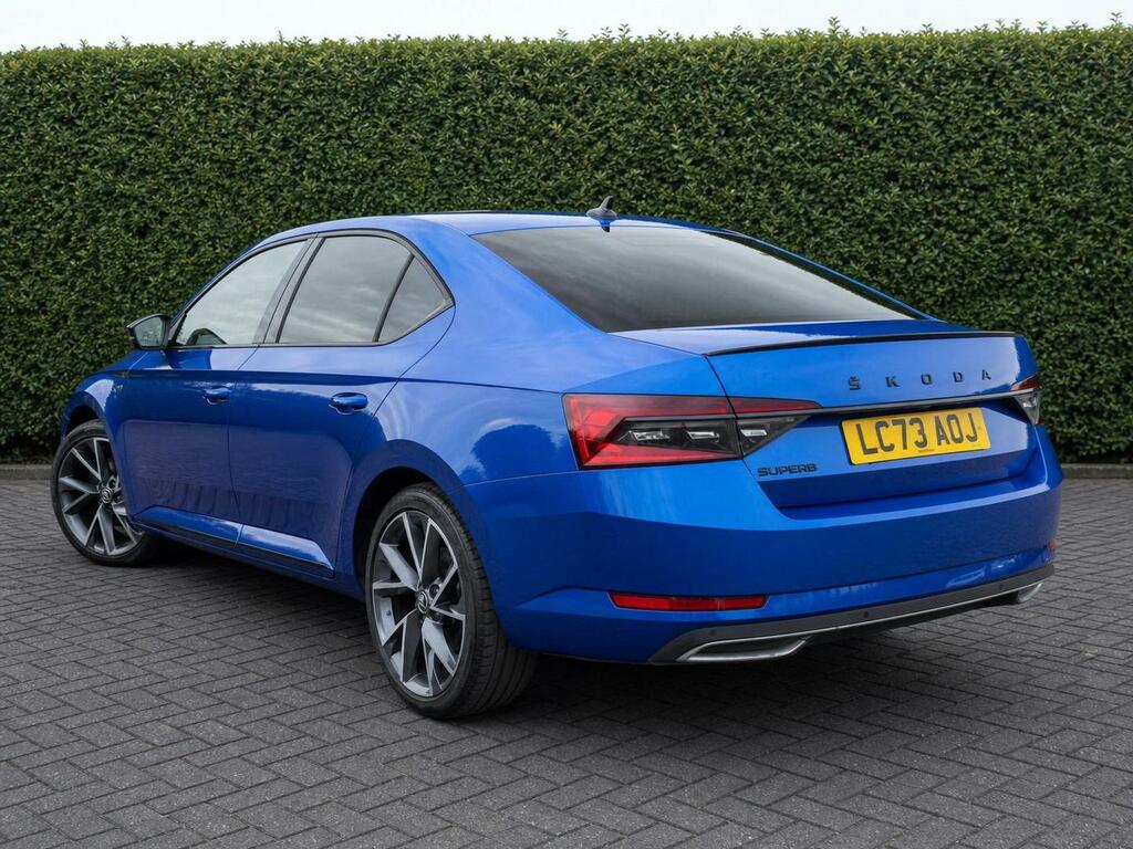 Skoda Superb 1.5 Tsi Sport Line Plus Dsg Blue #5