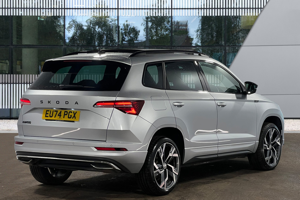 Skoda Karoq 1.5 Tsi Sportline Dsg EU74PGX Silver #3