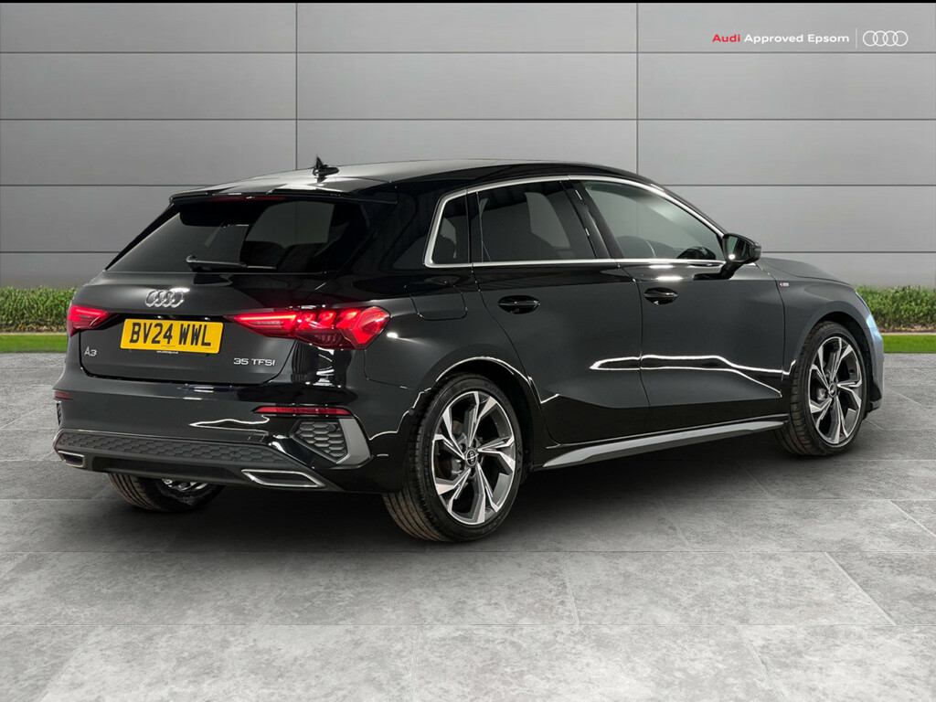 Audi A3 35 Tfsi S Line S Tronic BV24WWL Black #3