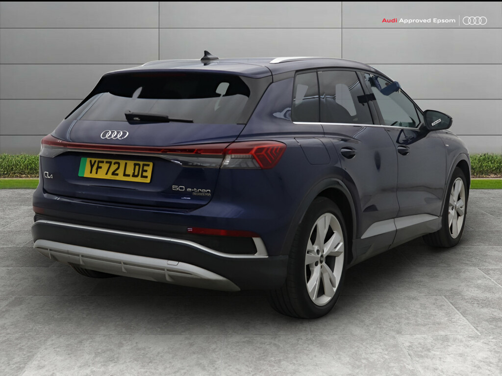 Audi Q4 E Tron 220Kw 50 Quattro 82Kwh S Line YF72LDE Blue #4