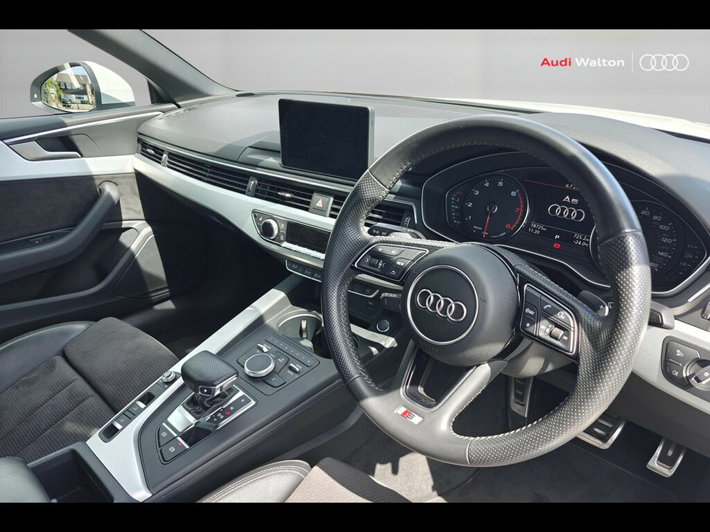 Audi A5 S Line 2.0 Tfsi 190 Ps S Tronic White #6
