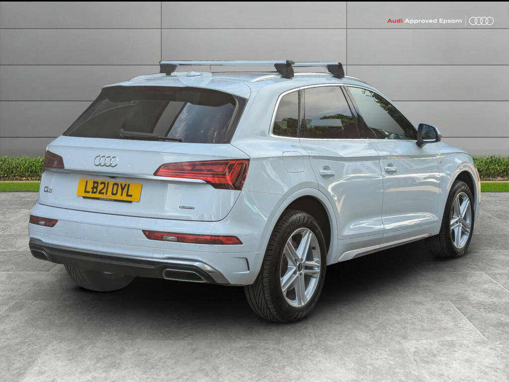Audi Q5 45 Tfsi Quattro S Line S Tronic LB21OYL White #6