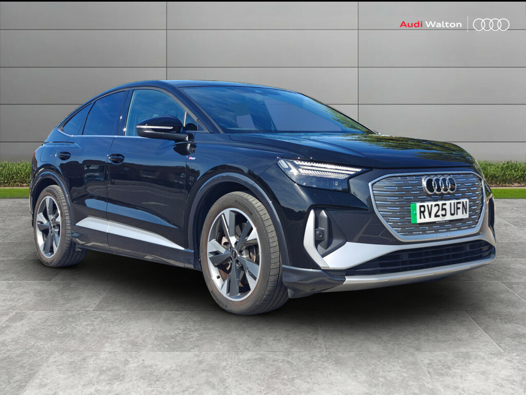 Audi Q4 E Tron Q4 Sportback S Line 45 E-tron 210,00 Kw RV25UFN Black